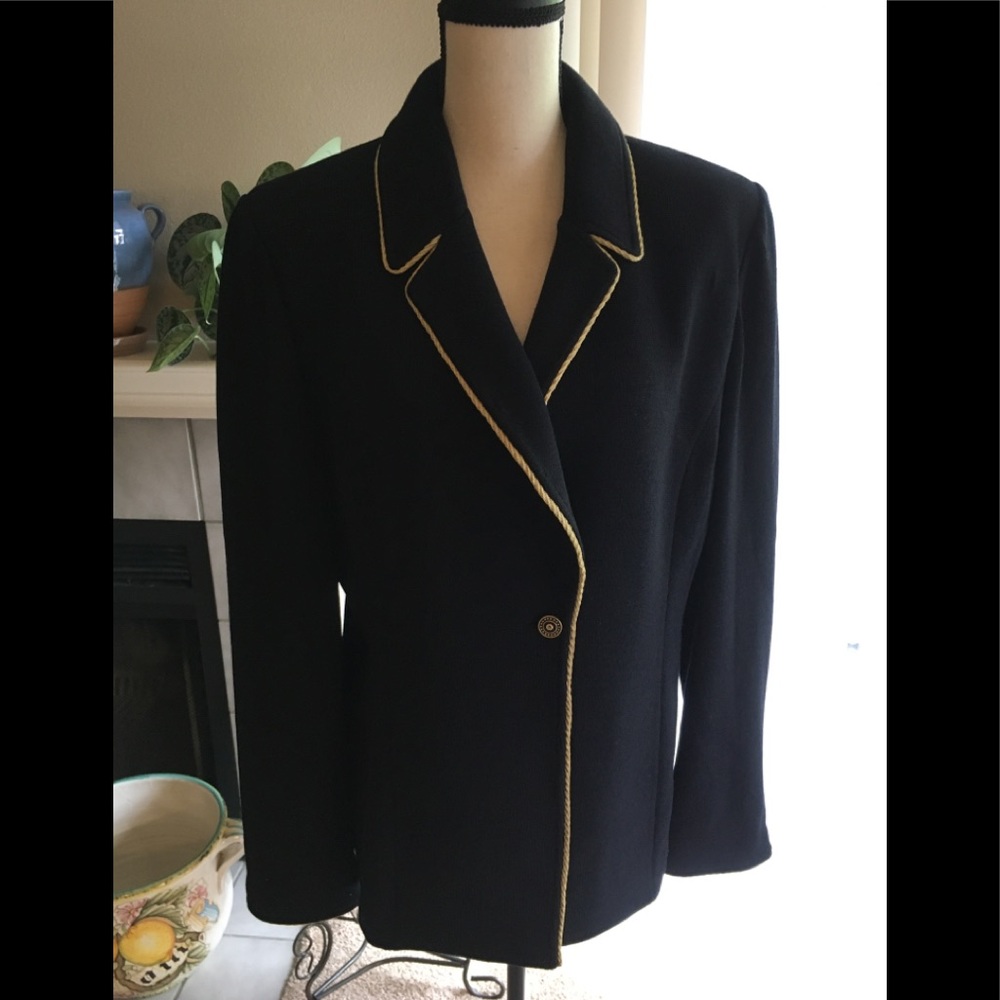 “St John Collection”  Stunning Black Jacket, Size 16